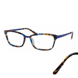 MODO Eyeglasses Frames 4500 BLUTT Blue Tortoise Cat Eye Full Rim 49-16-138